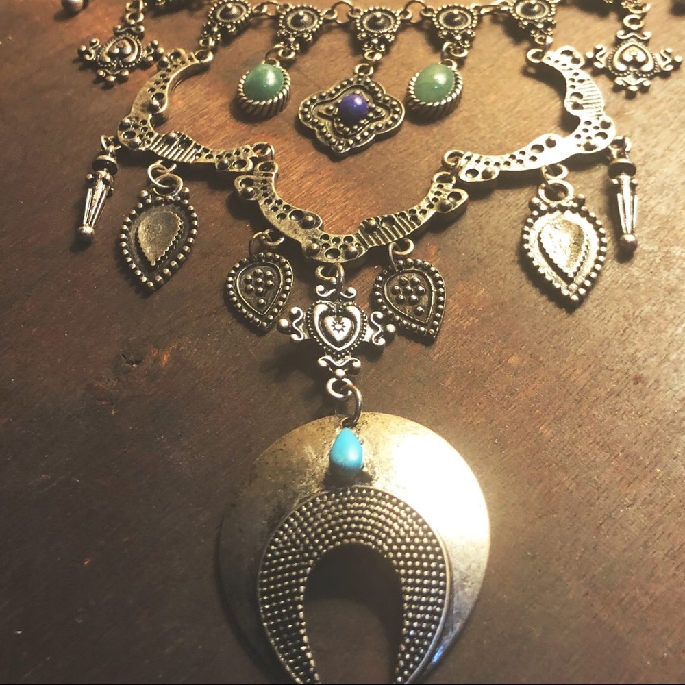 NWOT Free People Tribal Boho Necklace